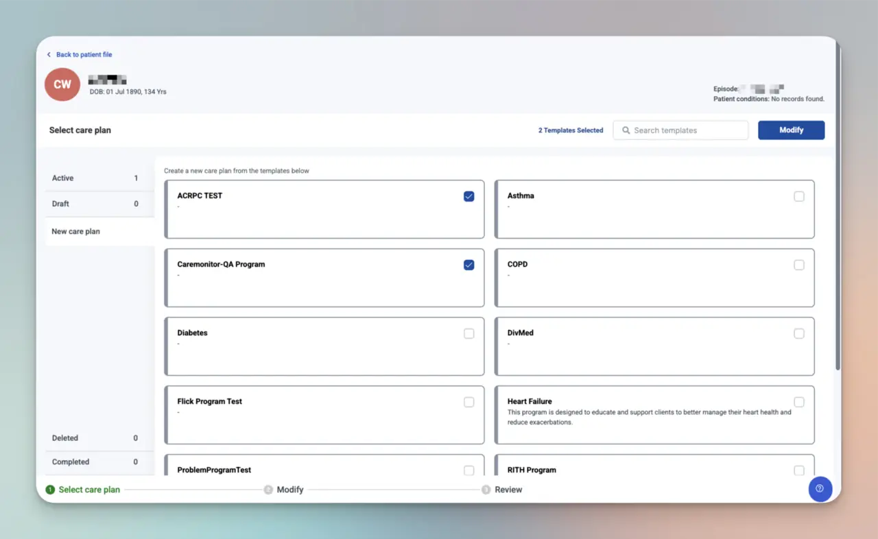 CM-Careplan – screenshot 1 of 2